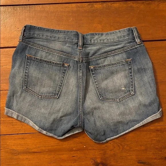 J Crew Denim Blue Jean Shorts - Picture 5 of 5